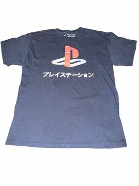 PlayStation Navy Short-Sleeve Logo Tee
